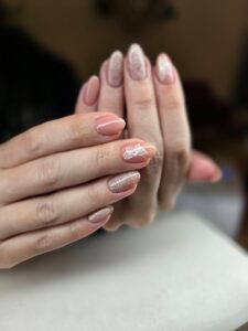 Nude Glossy Nails