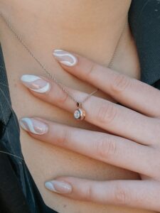 Chrome Almond Nails