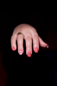 Coral Ombre Nail Designs