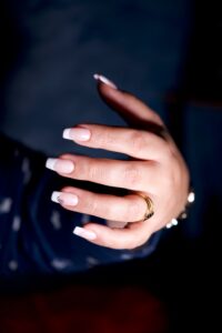 Milky White Nails