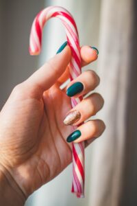 Colourful French Tip Nails