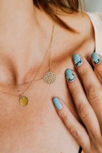 Matte Polka Dot Nails