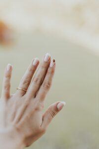 Polka Dot Accent Nails
