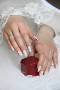 Wedding Lace Nail Design