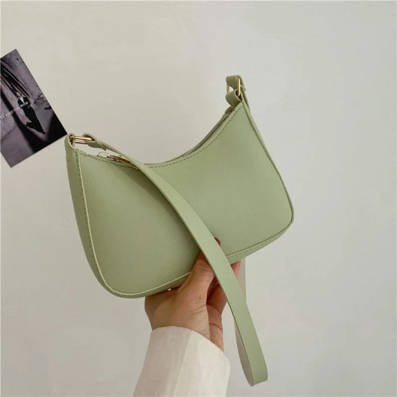 The LuxeMuse* Retro Leather Shoulder Underarm Bag