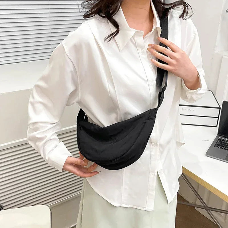 The LuxeMuse* Nylon Hobos Chest Shoulder Bag