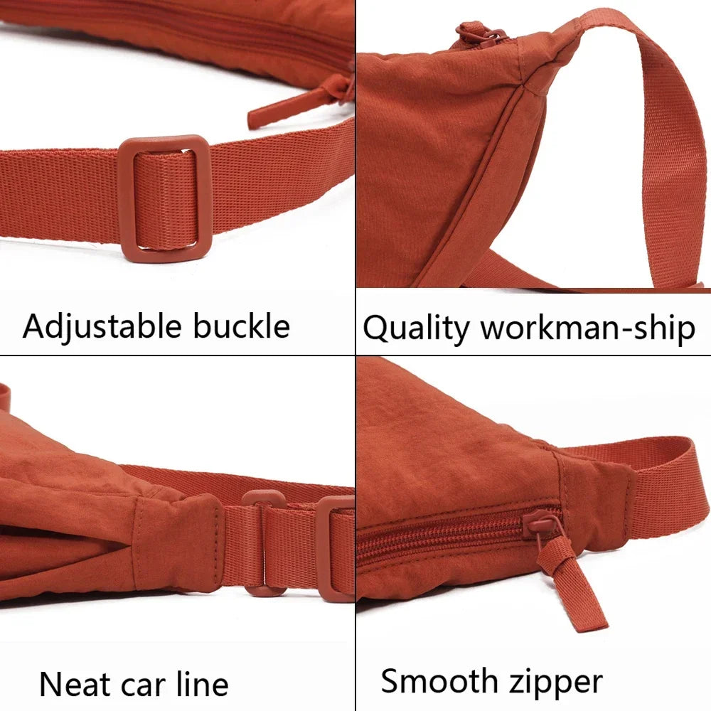 The LuxeMuse* Nylon Hobos Chest Shoulder Bag