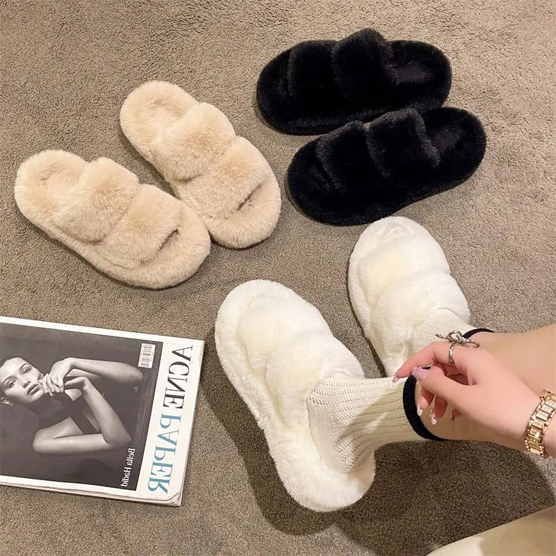 The LuxeMuse*Fluffy Slippers