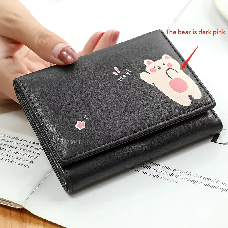 The LuxeMuse* Triple Fold Short Cute Small Wallets