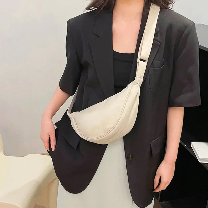 The LuxeMuse* Nylon Hobos Chest Shoulder Bag