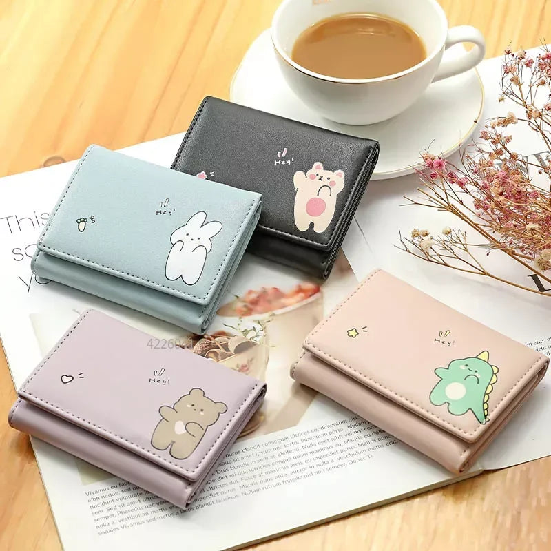 The LuxeMuse* Triple Fold Short Cute Small Wallets